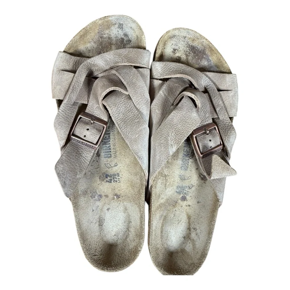 Birkenstock Taupe Suede‎ Sandals
